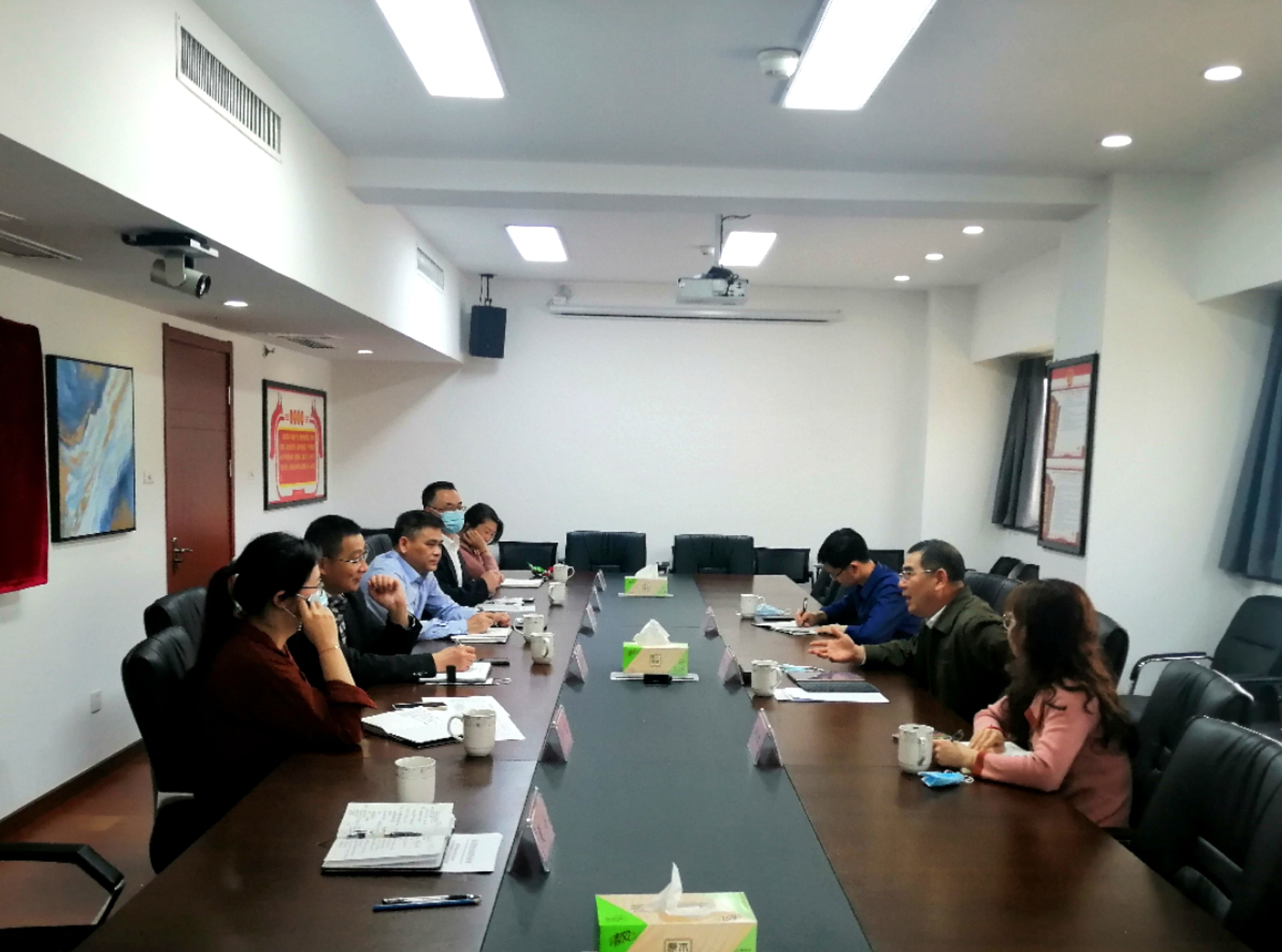 省供销社张建副主任一行来乐鱼（中国）督查检查疫情防控工作