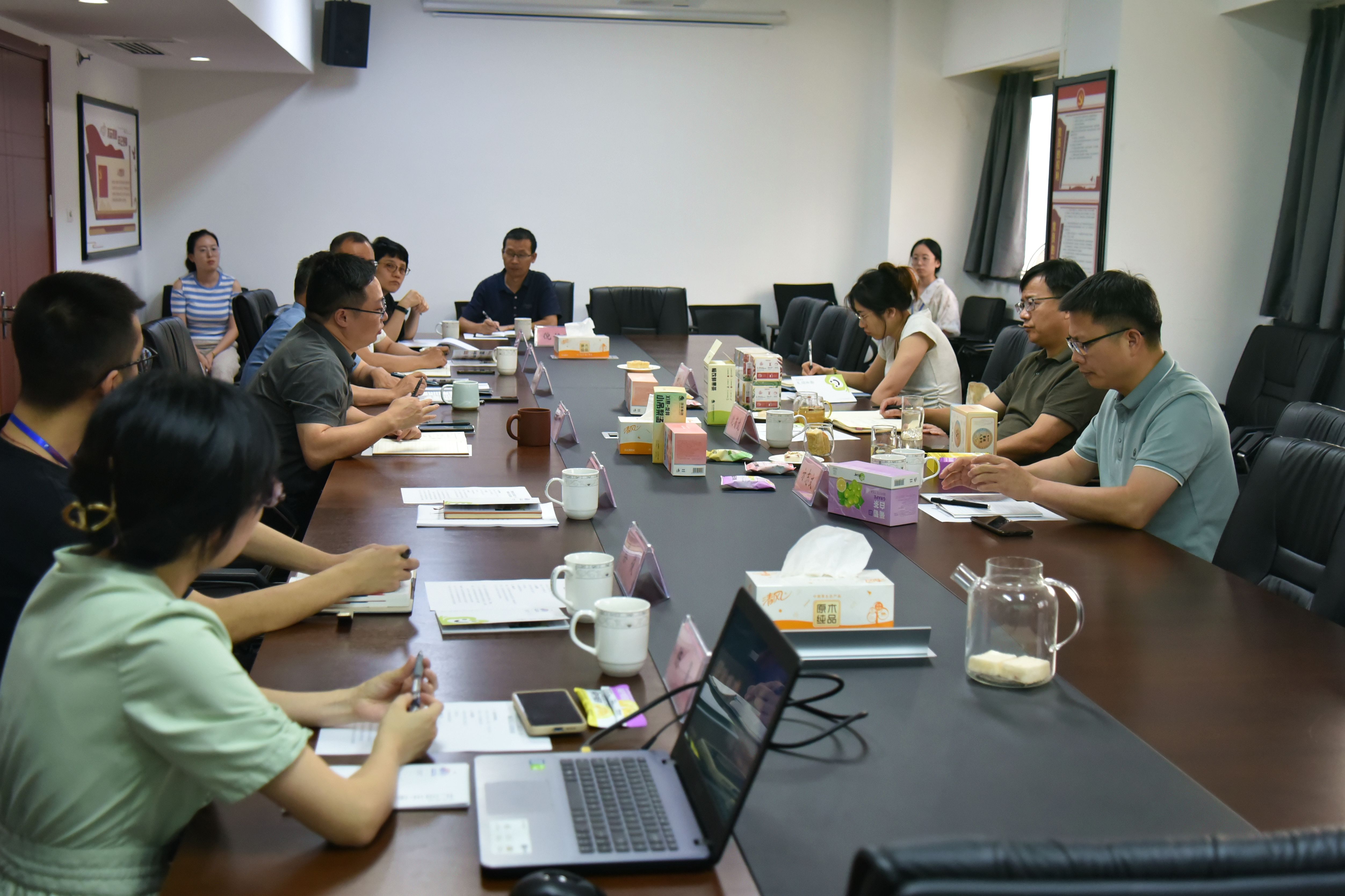 省供销社理事会副主任沈省文赴乐鱼（中国）调研