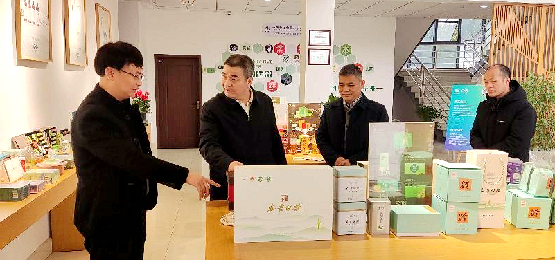 省供销社监事会主任童日晖调研乐鱼（中国）兴合科技公司