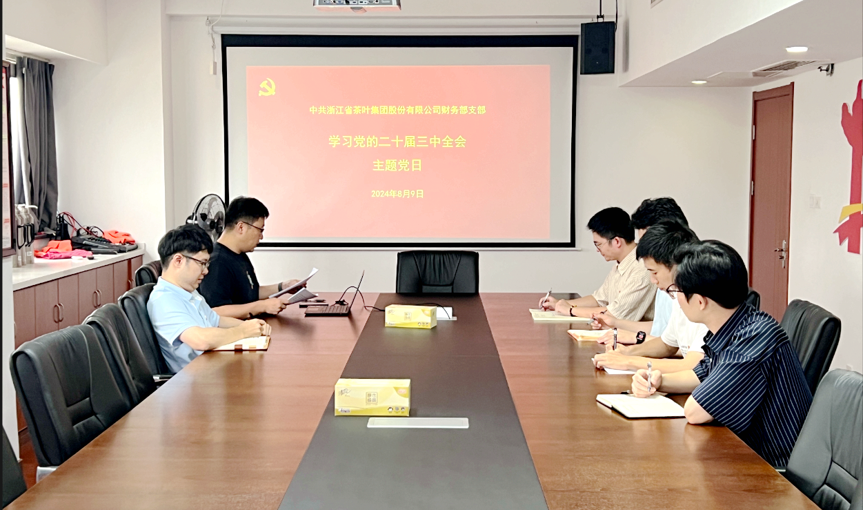 乐鱼（中国）财务部党支部开展学习党的二十届三中全会精神主题党日活动